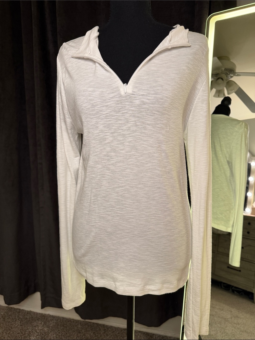 Vince Half-Zip Long Sleeve
